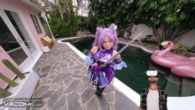 VR Conk Genshin Impact Keqing with Lulu Chu In HD Porn - hotmovs.com