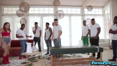 Carmen Valentina - Gangbangs Black Men With Carmen Valentina - hclips.com