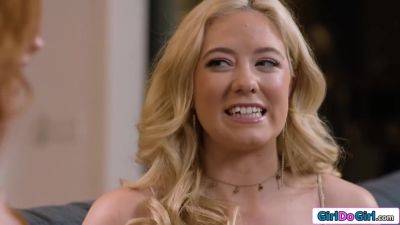 My first taste of pussy is my busty stepmommys shaved snatch - hotmovs.com