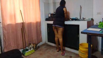 My Perverted Stepfather Likes How I Clean The Kitchen Because He Likes My Ass - desi-porntube.com