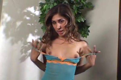 Hot Chick With Small Tits Strokes Two Hard Cocks - hotmovs.com