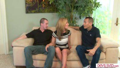 Petite wife getting shared by husband with his best friend - txxx.com