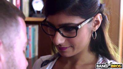 Mia Khalifa - Mia Khalifa's massive tits bounce as she takes on a big one in this new video! - sexu.com - Lebanon