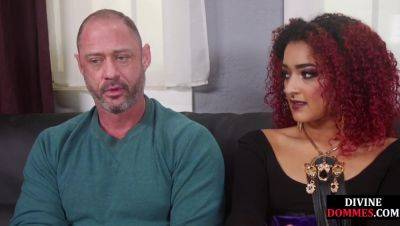 BDSM whipping redhead femina fucks sub with strapon - hotmovs.com