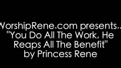 Princess Rene - you do all the work hereaps - drtuber.com