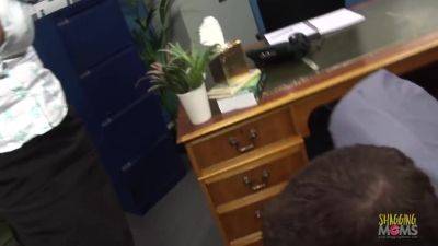 Angry Female Boss Fucks Her Male Secretary In The Office - hotmovs.com