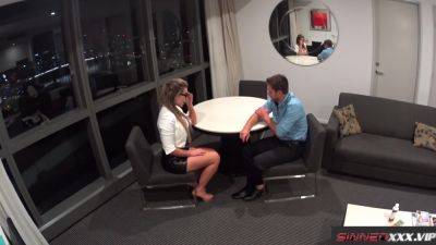 BAD BOSS GETS OBLITERATED - NINA MILANO - BIG TIT MIF LIKES IT ROUGH - txxx.com