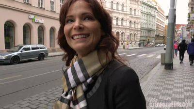 Czech Streets – American Super MILF - txxx.com - Czech Republic - Usa