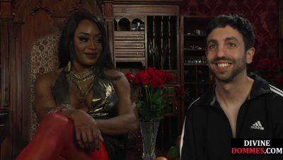 Black femdom suspending and pegging useless male sub - txxx.com