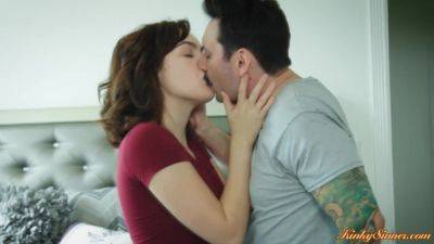 Brunette wife comforting husband ends up having sex - txxx.com