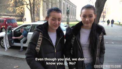 Czech Streets – Naive Sexy Young Twins - hotmovs.com - Czech Republic