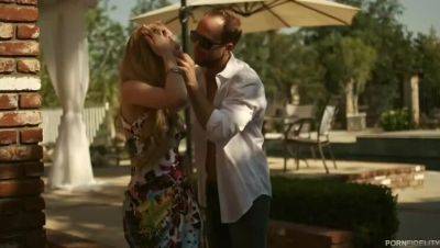 Ryan Madison - Adorable Lyra: Hairy Brunette Outdoor Scene - xxxfiles.com