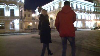 Kristi's One-Night Stand with Louis: A Big Tit Blonde's Facial - xxxfiles.com