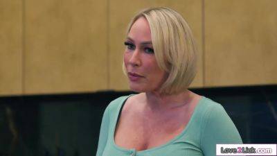 Lesbian stepdaughters are in charge now and licking stepmom - hotmovs.com