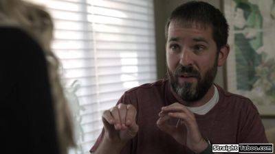 Blonde teams up to share the spoils and seduce a businessman - txxx.com