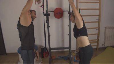 Personal Trainer Fucks His Client In The Gym - videomanysex.com