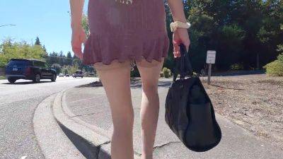 Longpussy Going For A Stroll In The City - hotmovs.com