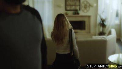 Petite blonde stepsis banged and face fucked by stepbro - txxx.com