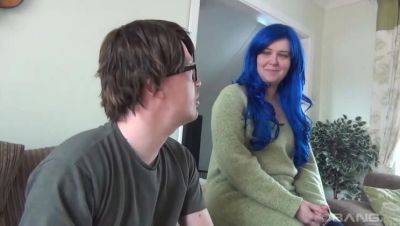 Donna Austin & Nerd's Intense Deepthroat with Pierced Tongue - porntry.com