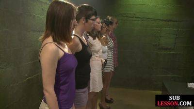 TT NT for five submissive sluts in dungeon training camp - hotmovs.com