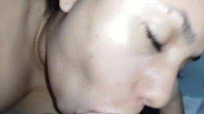 Swallowing The Hard Cock And Licking The Balls Full Of Saliva - desi-porntube.com