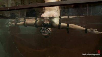 Big-Titted Brunette Endures Intense Sybian Orgasms - porntry.com