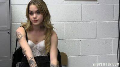 Sage Fox: Case of The Foxy Bandit (Blonde, Tatted) - xxxfiles.com