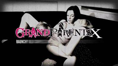 From Voyeuring to Fucking! Blonde with Pigtals Fucked at GrandParentsX - hotmovs.com