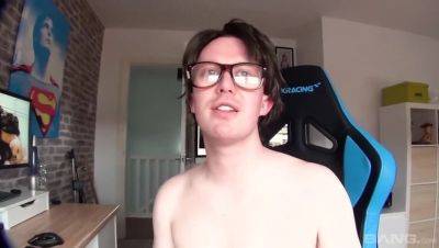 Zara Durose - Zara DuRose: Red-Headed Beauty in Latex Lingerie, Fucked Hard by a Nerdy Stud, Cum on Her Lips - veryfreeporn.com