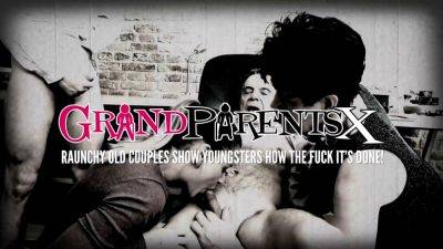 Lilly Peterson's Pigtail Gag: A kinky GrandparentsX Threesome with a Busty Blonde - sexu.com