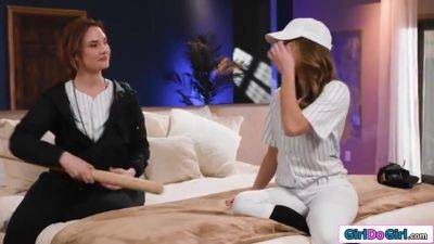 Katie Kush - Milf Coach Fucks Teen 18+ With Baseball Bat With Big T, Siri Dahl And And Young - upornia.com