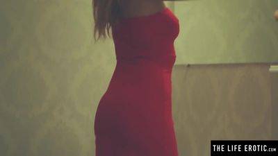 Watch This Redhead Go To Gloved Hands - Michelle Hall - hotmovs.com