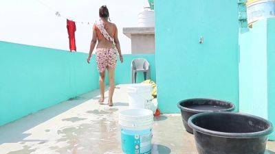 My Neighbour Aunty Showing Her Black Pussy To Me - desi-porntube.com - India