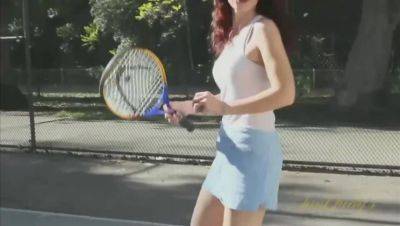 Sable Renae Gets Physical on the Court - veryfreeporn.com