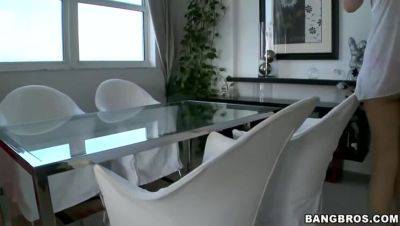 Brick Danger - She's just 18 with impressive natural curves - Pocahontas Jones - veryfreeporn.com