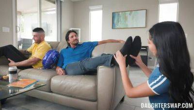 Stepdaddys' Indulgence: Brunette Group Action - xxxfiles.com