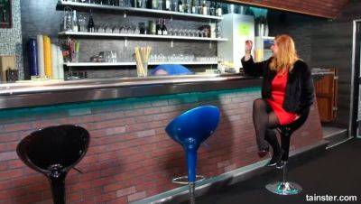 Bartender Mixes Shocking Cocktail: Spunk & Pee on MILF's Big Tits! - porntry.com