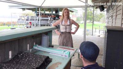 Village Bitch! Traditional Costume Whore At The Lake Kiosk! If The Innkeeper Is Closed Then I Tap Myself! - hclips.com