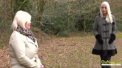 A Hot Lesbian Adventure Outside Begins! - upornia.com