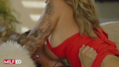 A Hot Intense Hard Fuck Right In Front Of Dames Turned On Husband - videomanysex.com