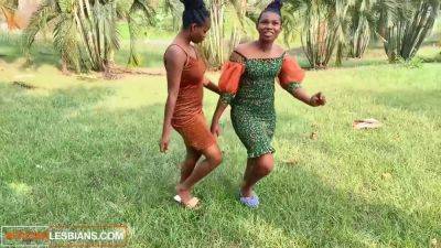 African Lesbians - Ebony StepTwins Feel The Other's Pussy As Their Own - hotmovs.com