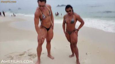 Fbb Carla Inhaia & Alessandra Alves 2012 Beach - upornia.com