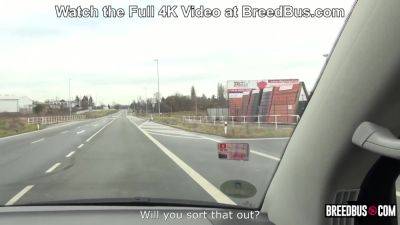 Skinny pornstar Gina Gerson Wants a Ride in the BreedBus - hotmovs.com