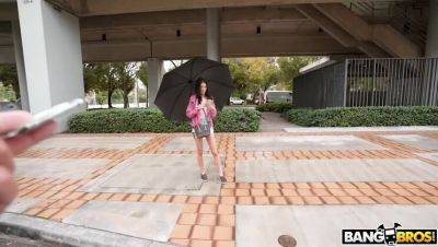 Sisi Pesos' Tight Brunette Pussy Gets Interracial Action - veryfreeporn.com