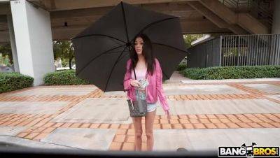 Sisi Pesos' Tight Brunette Pussy Gets Interracial Action - veryfreeporn.com