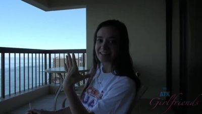 Gia Paige - Gia Paige Gets a Face Full of Cum, Eyes Shut - porntry.com