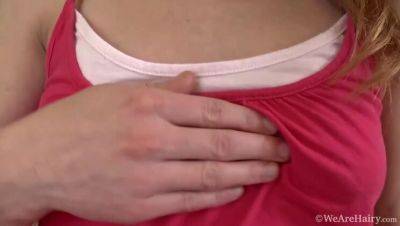 Krista's Hairy Adult Film on a Folding Chair - veryfreeporn.com