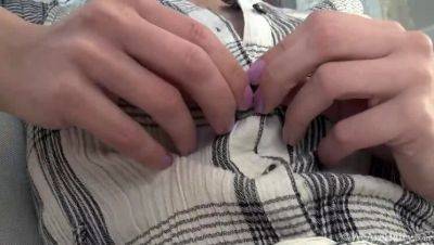 Cleo Dream's Intimate Striptease on Her Couch - porntry.com