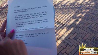 Skinny sex date babe sucks outdoor in public be4 fucked - hotmovs.com