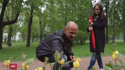 Long-haired Brunette teen 18+ Enjoying Oral Before Getting Fuck - hotmovs.com